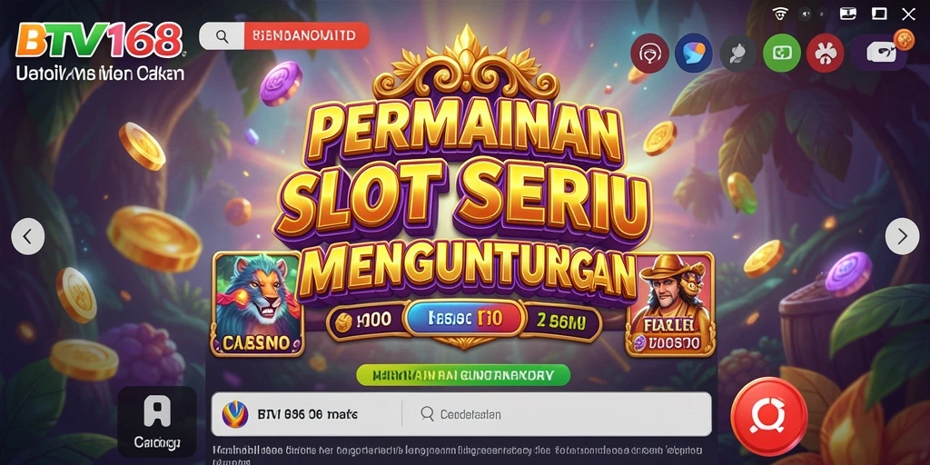 Tampilan gameplay BTV168 yang menarik dan penuh warna.