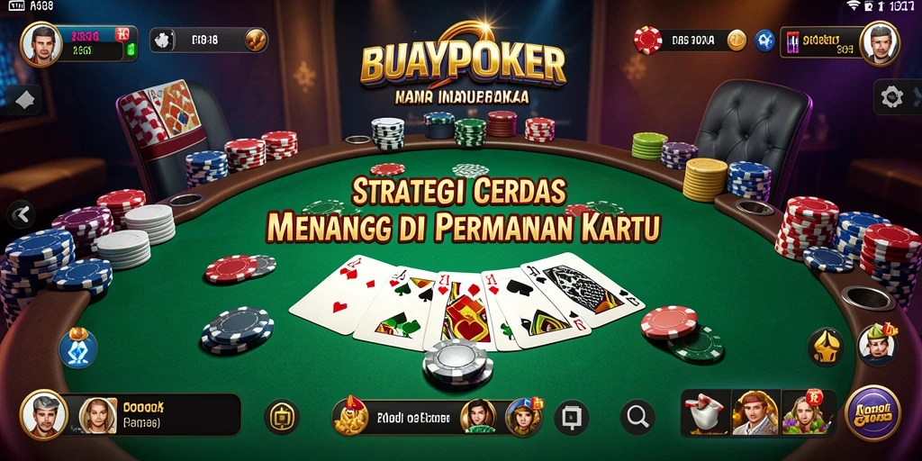 Tampilan gameplay menarik dari BUAYAPOKER dalam strategi permainan kartu.