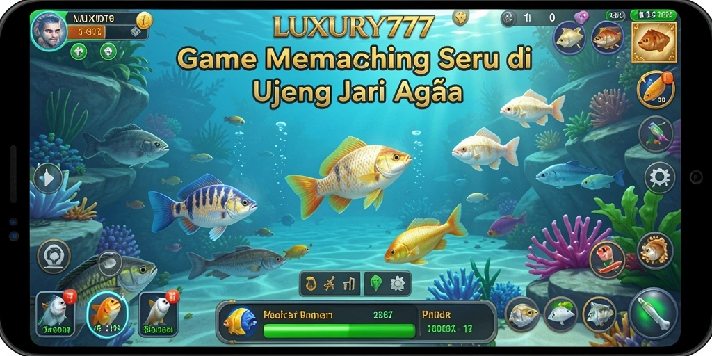 Tangkapan ikan yang menakjubkan dalam gameplay LUXURY777.