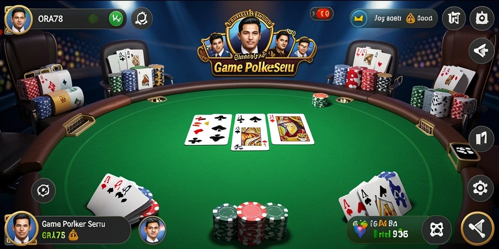 Screenshot gameplay poker ORA78 dengan tampilan menakjubkan.