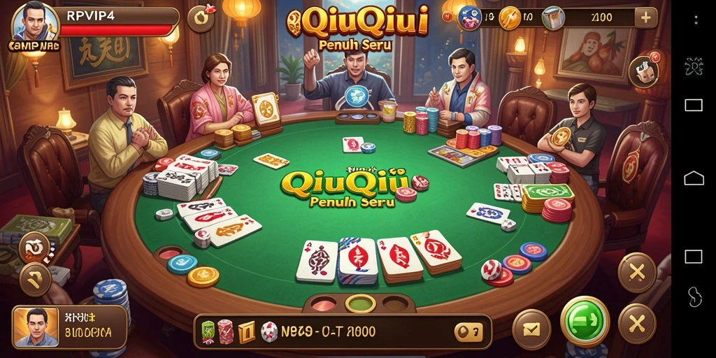 Screenshot menarik dari gameplay seru QiuQiu di RPVIP4.